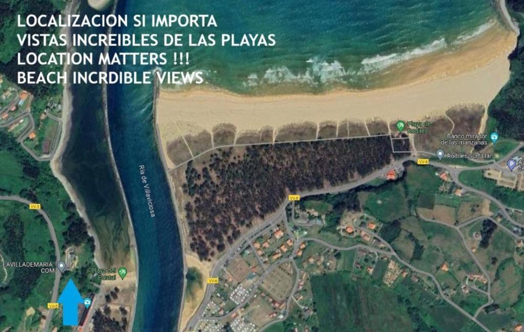 La Villademaria 2 Bloque Apartamento Playa Beach Puntal Villaviciosa  Dış mekan fotoğraf