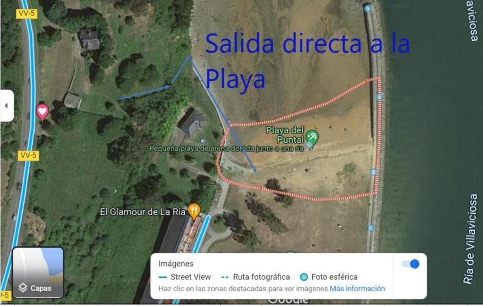 La Villademaria 2 Bloque Apartamento Playa Beach Puntal Villaviciosa  Dış mekan fotoğraf